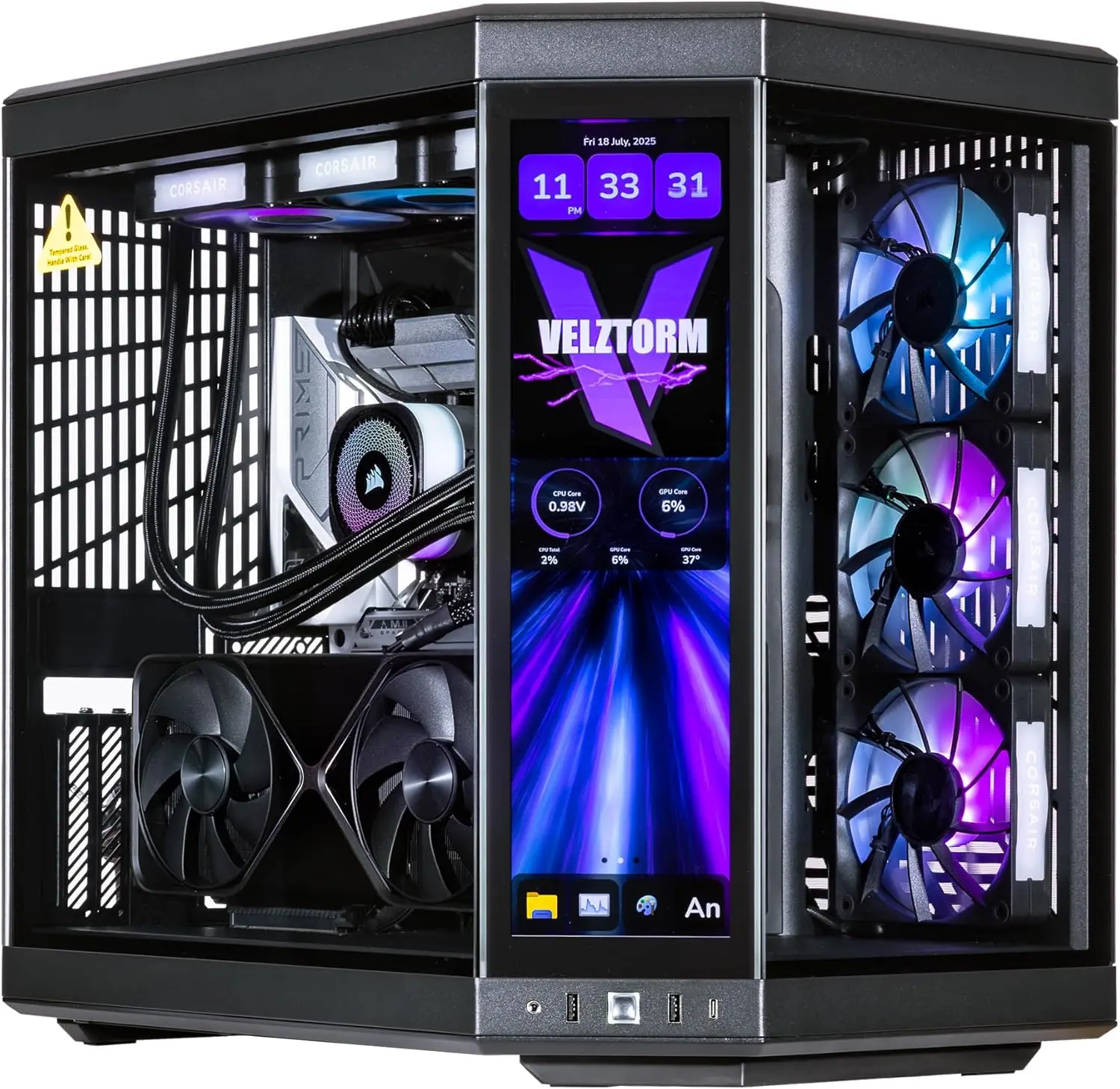 Rtx 5080 16Gb - PC de jogos de mesa Velztorm