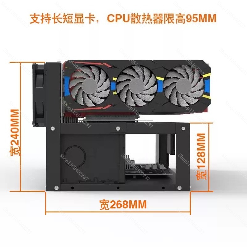 Gpu Mining Rig Frame 8 Gpu - Estrutura de suporte para equipamento de