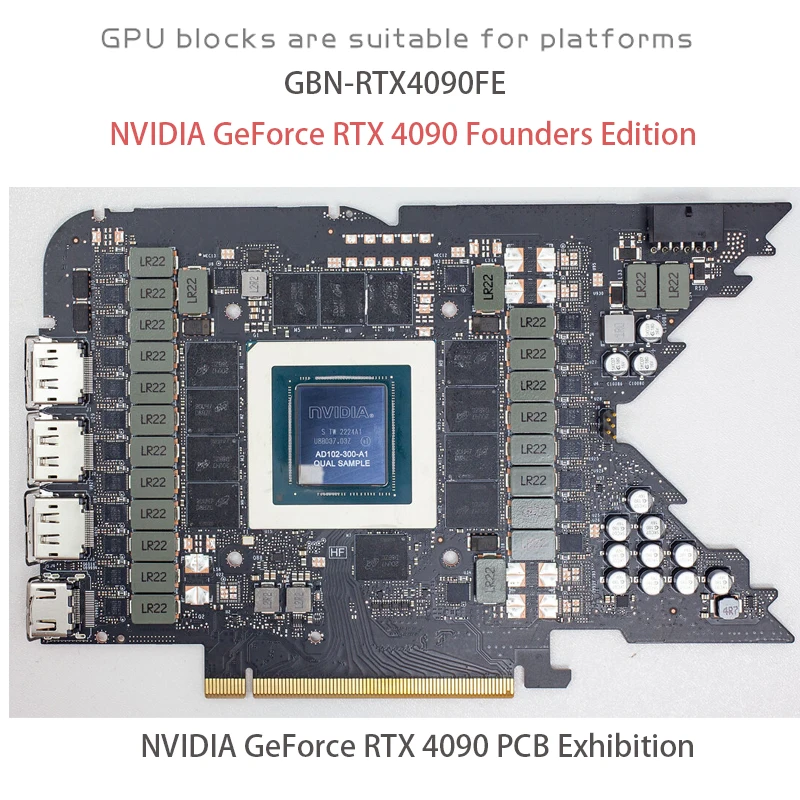 Bloco de GPU Granzon para Plac - Rtx 4090 Water Block avaliação e preço