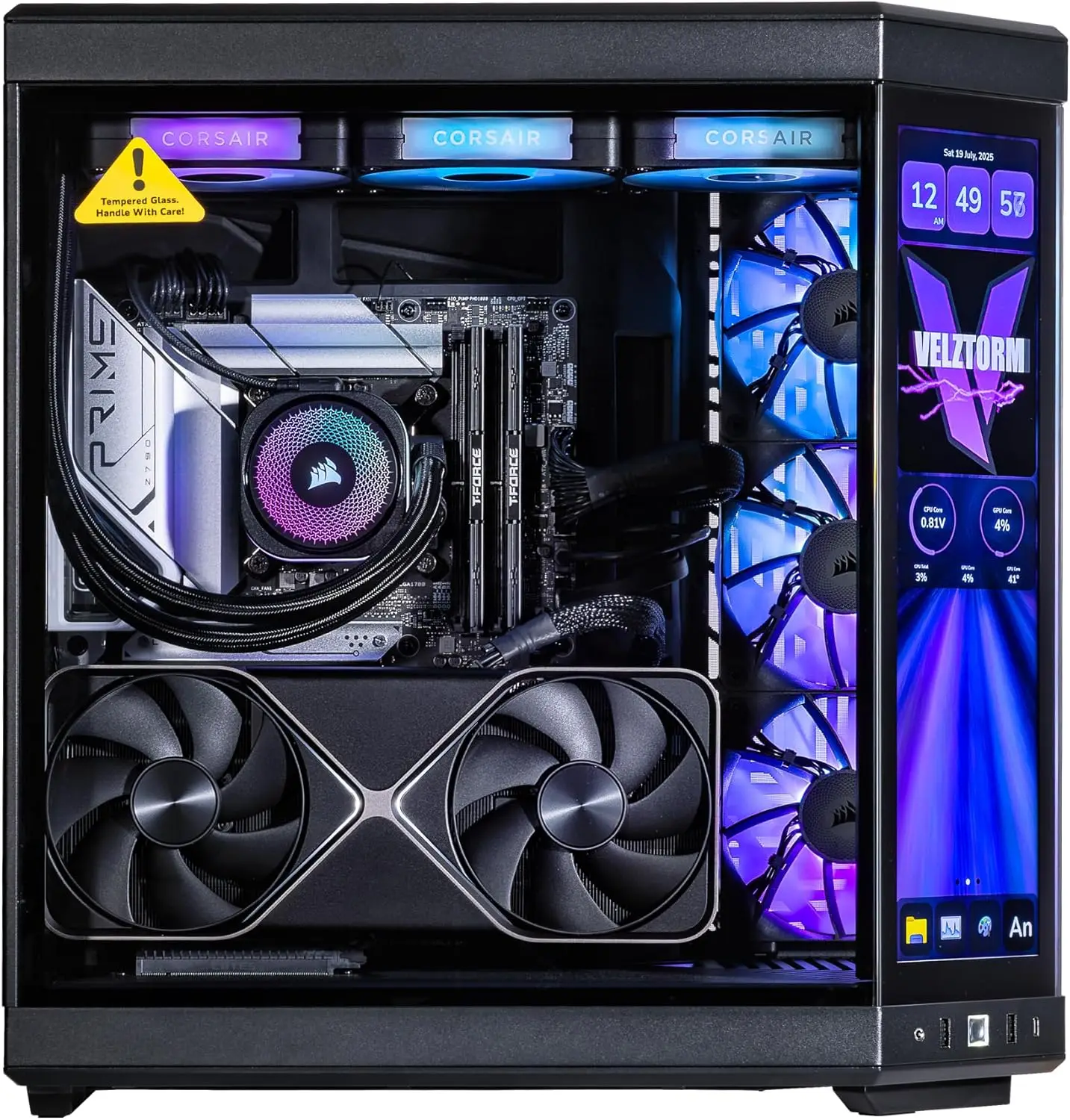 PC de jogos de mesa Velztorm L - Rtx 5080 16Gb avaliação e preço