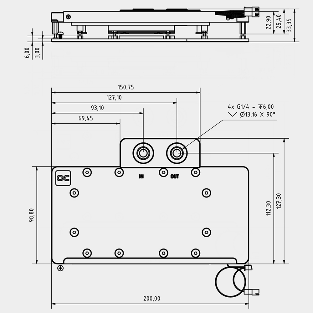 Alphacool Core Water Block Ser - Rx 9070 Xt avaliação e preço