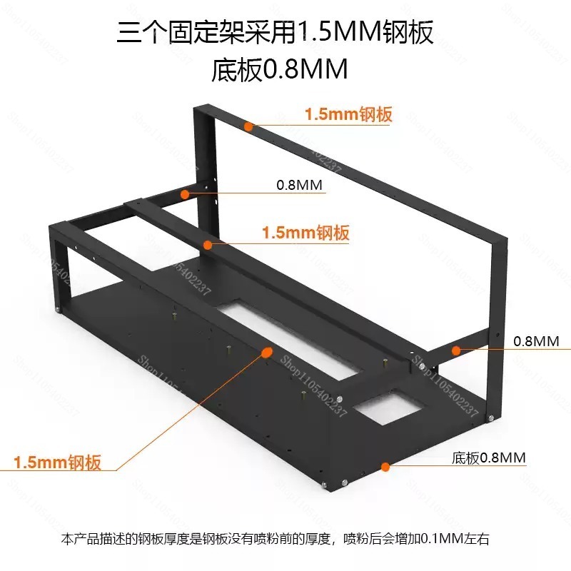 Estrutura de suporte para equi - Gpu Mining Rig Frame 8 Gpu avaliação e preço