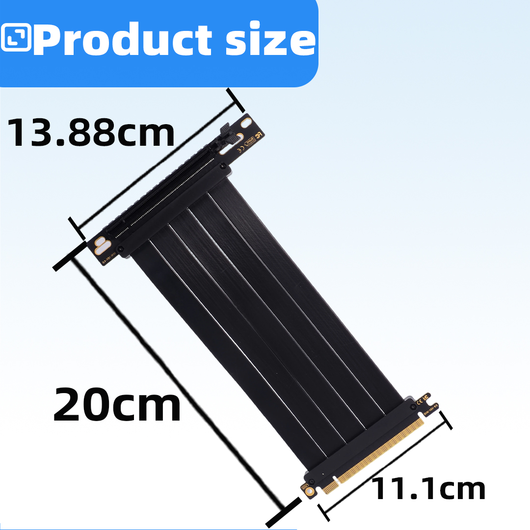Cabo Adaptador Extensor de Pla - Pcie 5.0 Gpu Riser Cable avaliação e preço