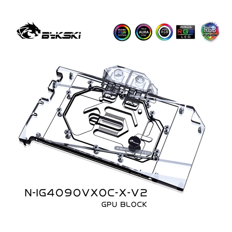 Bloco de água Bykski para a pl - Rtx 4090 Water Block avaliação e preço