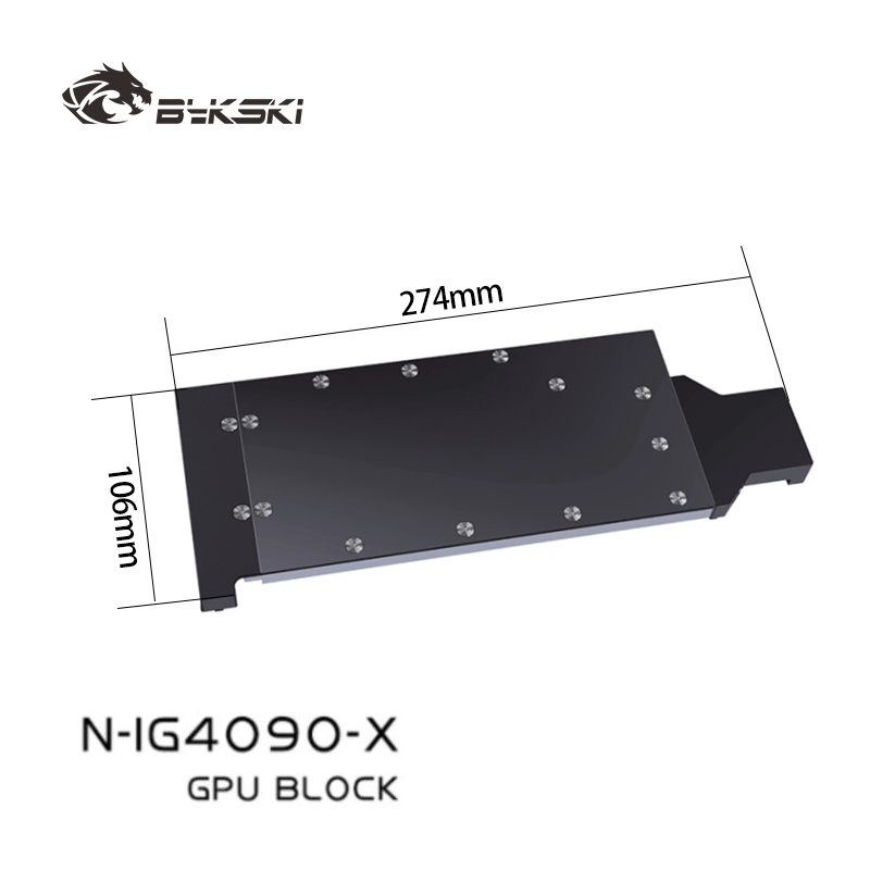 Bykski gpu bloco de água para  - Rtx 4090 Water Block avaliação e preço